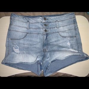Refuge High Waisted Jean Shorts